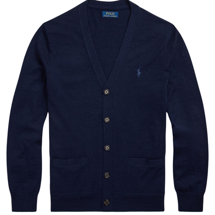 Polo Ralph Lauren Slim Fit Washable Wool V-Neck Cardigan
